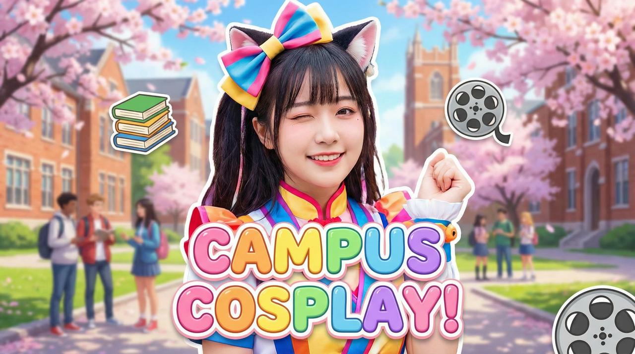 校花 - 叛逆女孩二次元cosplay传媒演示