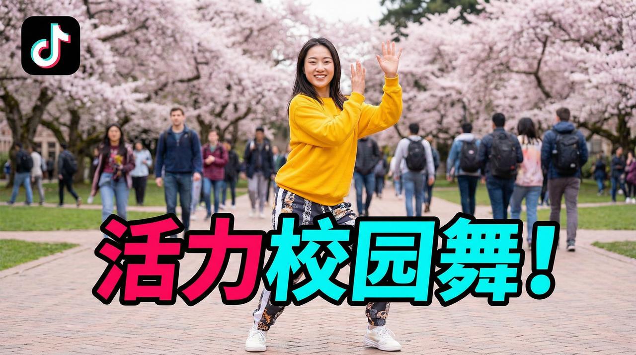 校花 - TikTok风格活力校园舞短传媒